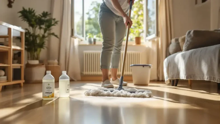 Přidejte tuto přísadu do vody na čištění, aby vaše podlaha zůstala déle čistá