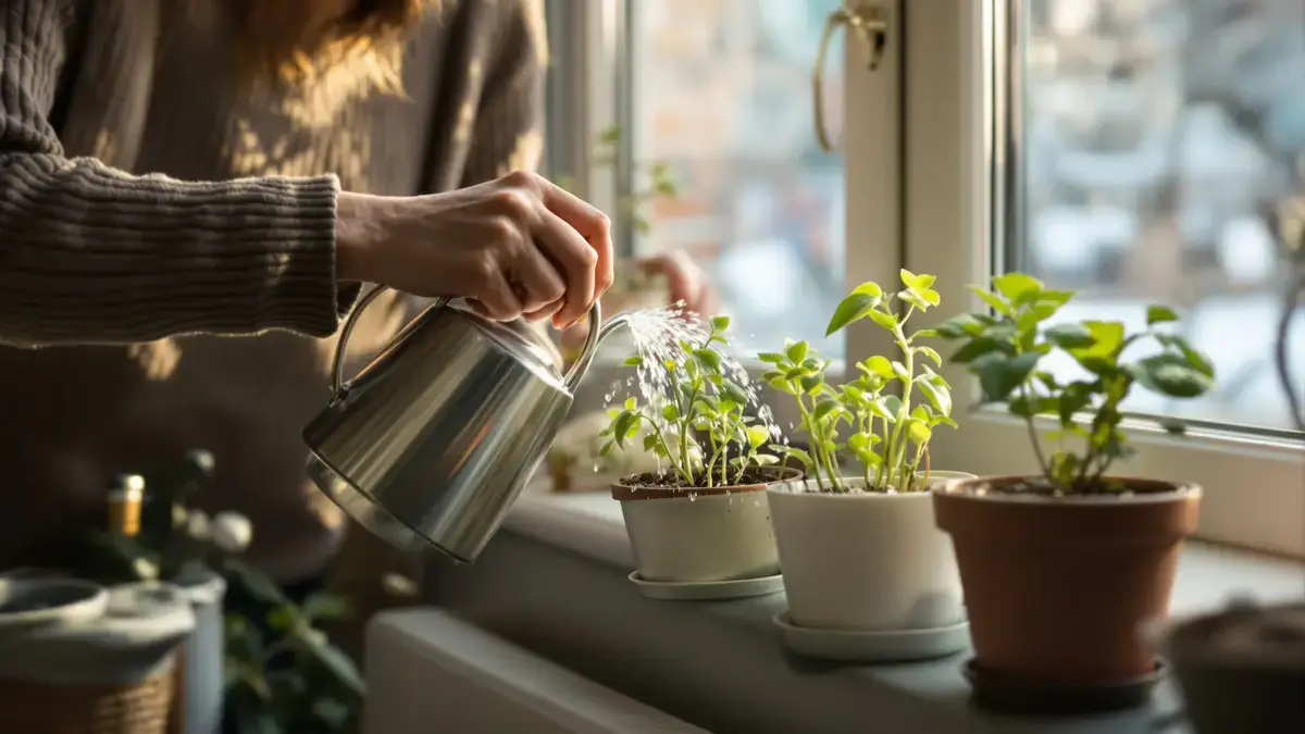 V únoru se zelené rostliny probouzejí, pokud je správně zaléváte